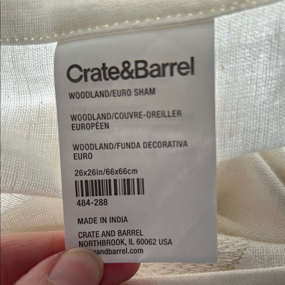 Crate & Barrel Woodland Euro Sham - Picture 6 of 6